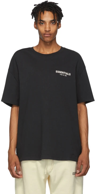 [ESSENTIALS]<br>NFバックプリント<br>TシャツBLACK